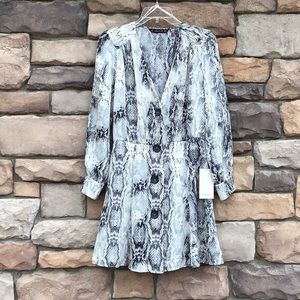 ZARA Basic Snake Print Dress